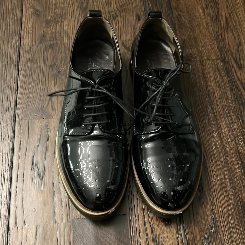 Oxfords patent lather  Sz 7